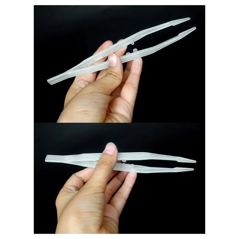 Glow-in-the-Dark Reptile Feeding Tongs — Ergonomic Anti-Slip Tweezers
