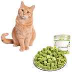 Chicken-Flavored Cat Grass Hairball Treats — 3.8oz Dental & Hairball Support Chews