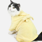 Hooded Dog Bath Robe — Super-Absorbent Cotton Towel for After Bath & Swim