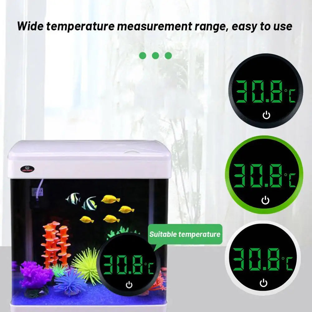 Digital Aquarium Thermometer with LED Display 16–32°C