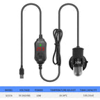 USB Mini Aquarium Heater Rod (Submersible, 18–34°C Adjustable)