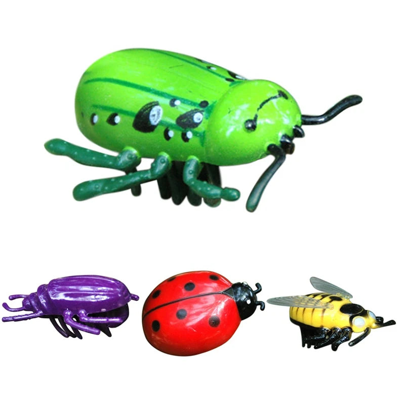 Motorized Insect Cat Toy — Rotating Beetle & Bug Simulation Chaser