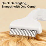 Pet Grooming Comb — Gentle Knot & Tangle Remover for Cats & Dogs