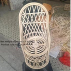 Handwoven Rattan Cat Sofa Bed & Photo Prop