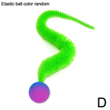 Fluffy Tail Bouncy Cat Teaser Ball — Elastic Bounce Mimics Prey
