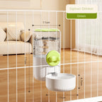 Cage-Hanging Automatic Pet Feeder (Detachable Bowl, Large Capacity)