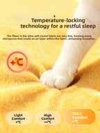 Pumpkin-Shaped Enclosed Winter Pet Bed