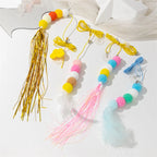 Hanging Simulation Bird & Insect Cat Toy — Self-Play Teaser Wand Toy for Kittens