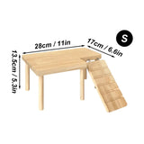Wooden Ladder Platform — Climbing Toy for Hamsters & Small Pets