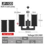 Submersible Aquarium Filter with Bio Media Balls 220V