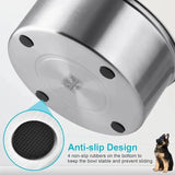No-Spill Stainless Steel Dog Bowl