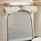 Luxury Dual Cat Stroller Bag with Detachable Trolley Carrier — 4 Wheel