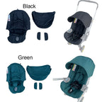 Stroller Accessories Kit — Seat Cushion, Canopy Sunshade & Change Kit for Doona & FooFoo Car Seat Strollers