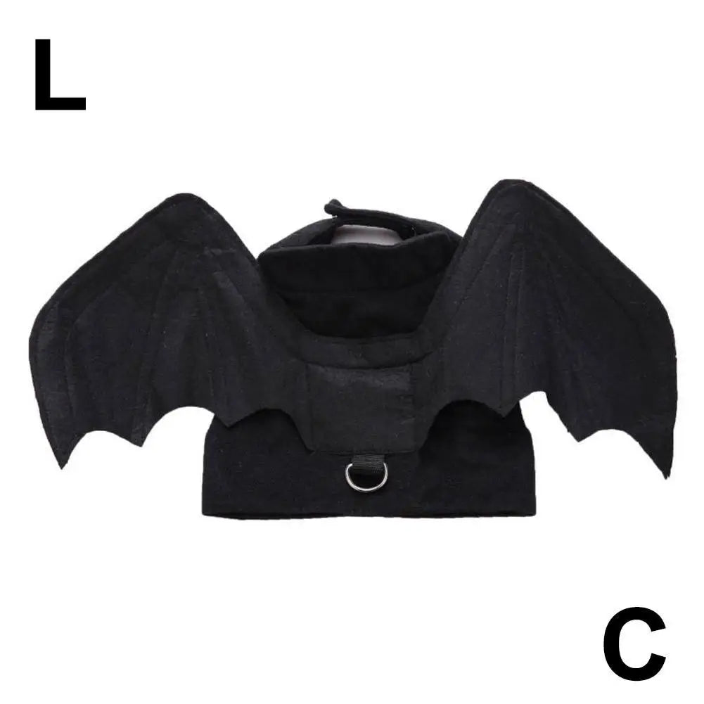 Bat Wings Harness Costume for Cats & Dogs (Holiday Party Cosplay)