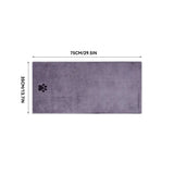 Embroidered Microfiber Pet Bath Towel — Soft, Absorbent, Doubles as Blanket