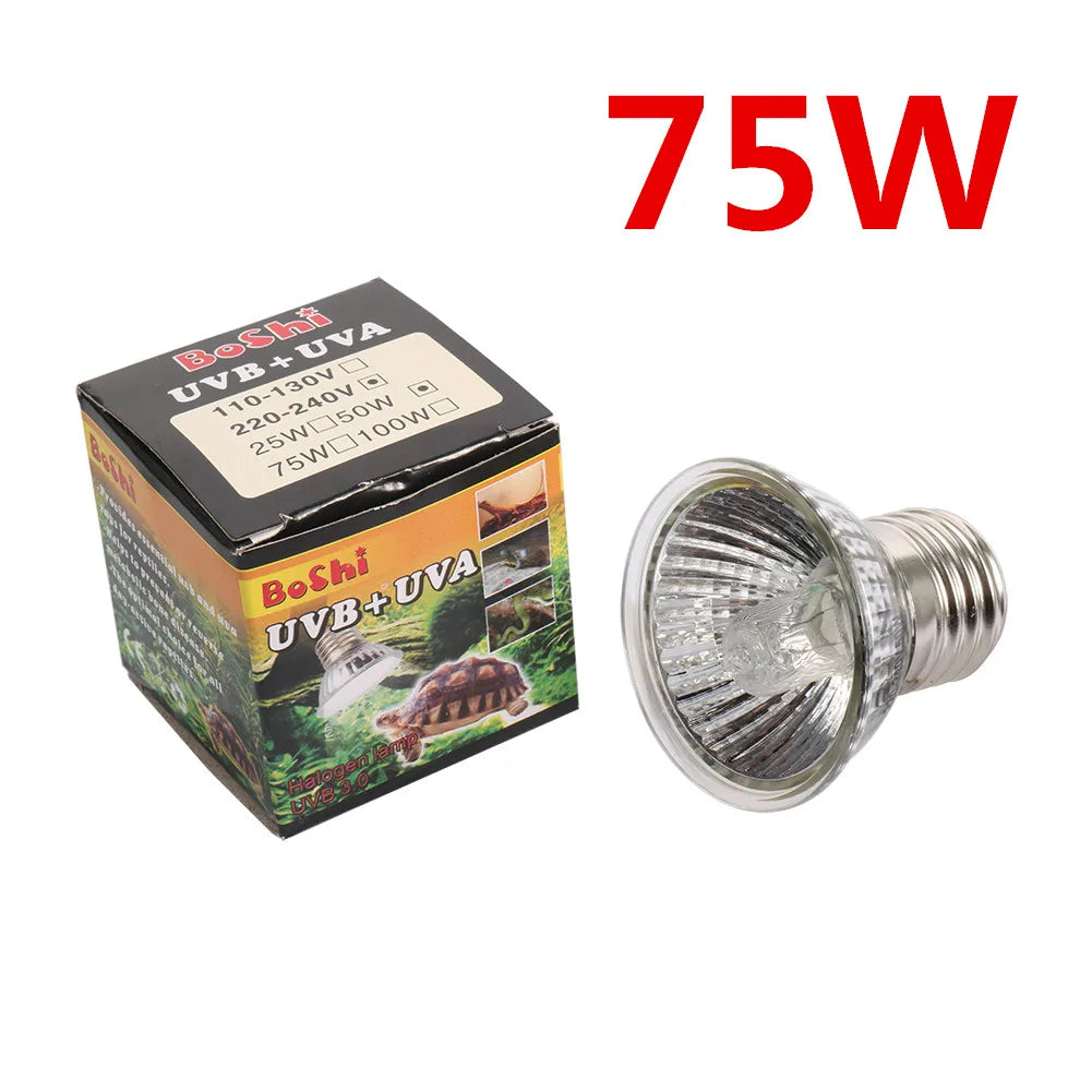 UVA+UVB 3.0 Reptile Basking Bulb — 25W/50W/75W, E27