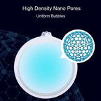 Nano Aquarium Air Stone Aerator (35–100mm, Fine Bubble, 1–2pcs)