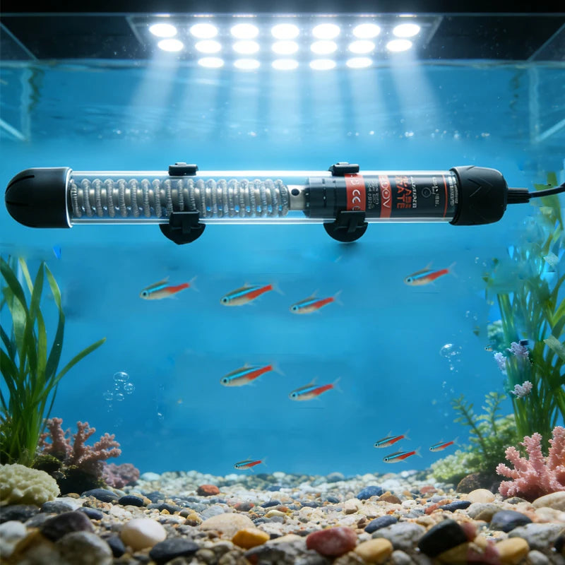 Submersible Aquarium Heater with Adjustable Thermostat 25–300W