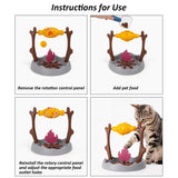 Campfire BBQ Cat Puzzle Toy (Rolling Treat Dispenser)