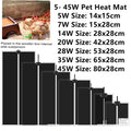 Adjustable Reptile Heating Mat — Far-Infrared Pad, 5W-45W, Temp Controlled