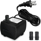 Submersible Aquarium Water Pump (3–25W, 220V & 110V, Multi-Size Fountain)