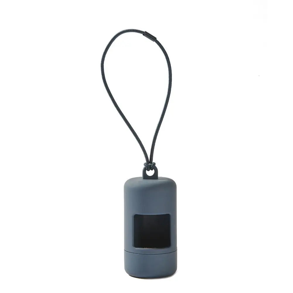Dog Poop Bag Holder with Hanging Rope (Candy Color, Durable Plastic)