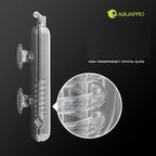 Glass CO2 Bubble Counter & Diffuser (Spiral Design, Planted Tank)