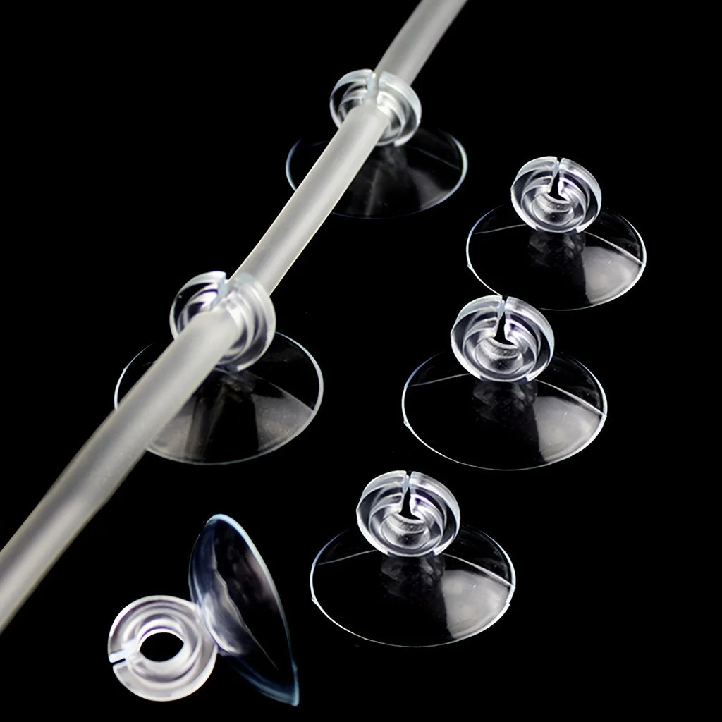Silicone Air Pump Cylinder Holder with Suction Cups (Tank Mount)
