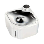 2.8L Auto Circulating Pet Water Fountain (Stainless Steel Tray, Non-Slip)