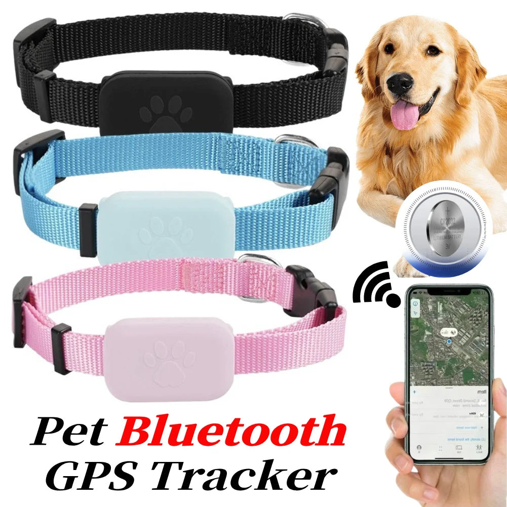 Waterproof Mini GPS Tracker for Cats & Puppies - Remote Global Anti-Loss Locator