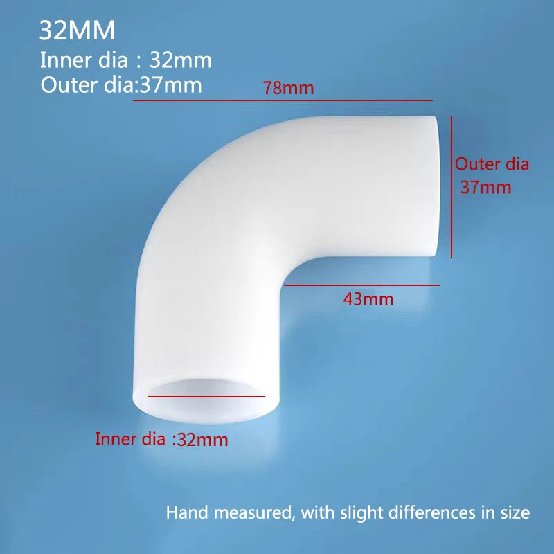 Soft Silicone Aquarium Elbow Connector (Flexible Joint, Hard Tube Adapter)