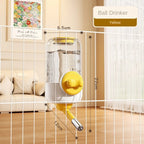 Cage-Hanging Automatic Pet Feeder (Detachable Bowl, Large Capacity)