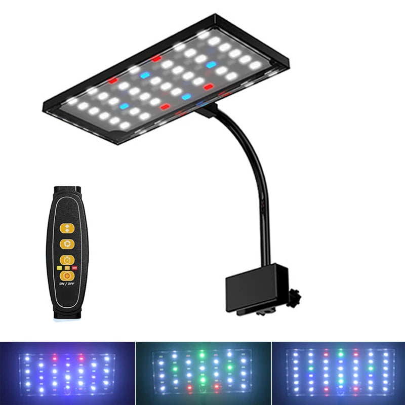 USB Full Spectrum Aquarium LED Grow Light (Aquatic Plants, Clip-On)