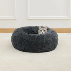 Long Plush Pet Sleeping Basket