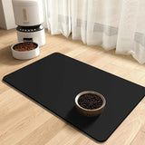 Waterproof Pet Feeding Mat — Absorbent Rubber Placemat for Bowls & Cages