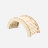 Wooden Arch Bridge Toy — Climbing Steps for Small Pets