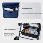 3-in-1 Folding Pet Stroller with Detachable Carrier (Small & Medium Pets)