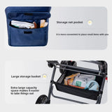 3-in-1 Folding Pet Stroller with Detachable Carrier (Small & Medium Pets)