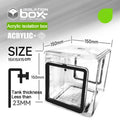 Acrylic Aquarium Isolation Breeding Box (Stainless Steel Mesh, Divider)