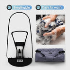 Foldable Rocking Pet Bed with Breathable Mesh Hammock