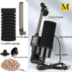 USB Aquarium Sponge Filter (Quiet, Wave Maker, Oxygenator)