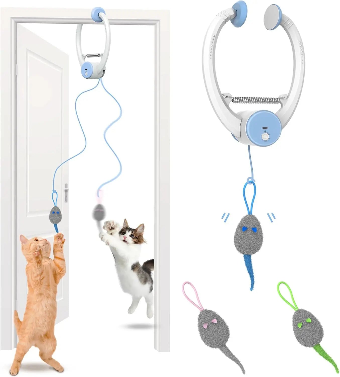 USB Rechargeable Hanging Door Cat Toy