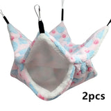 Cozy Fleece Hideout Hammock for Hamsters, Guinea Pigs & Sugar Gliders