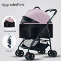 3-in-1 Lightweight Foldable Pet Stroller for Small & Medium Dogs & Cats — Outdoor Carrier with Car Seat Mode