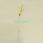 Bite-Resistant Straw Cat Chew Toy with Colorful Quills — Modifiable Interactive Cat Toy