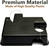 Ventilated Reptile Hide Box — Rectangular Shelter for Geckos, Snakes & Spiders