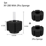 Black Bio Sponge Aquarium Filter (Air Pump Driven, Corner Skimmer, Bio Media)