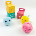 Electric Catnip Plush Ball — Touch-Activated Squeak & Motion
