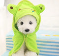 Cute Hooded Pet Towel — Super Absorbent Animal-Design Bathrobe