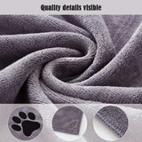 Microfiber Pet Bath Towel — Super-Absorbent Quick-Dry, 2 Sizes